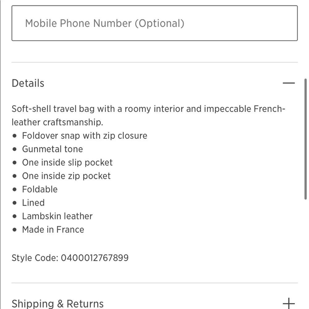 Longchamp leather cross-body duffel - Picture 12 of 12